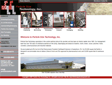 Tablet Screenshot of particlesizetech.com